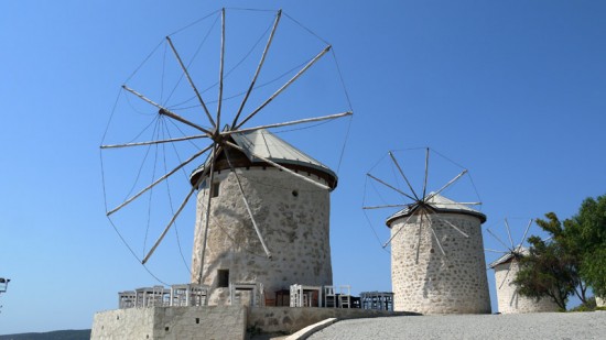 Alaçatı, windmills