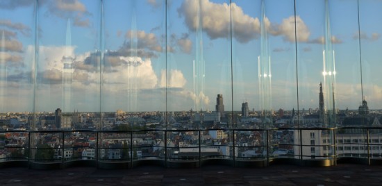 Antwerp, panoramic view from MAS