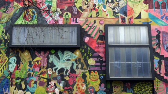 Anvers, mural Brecht Evens