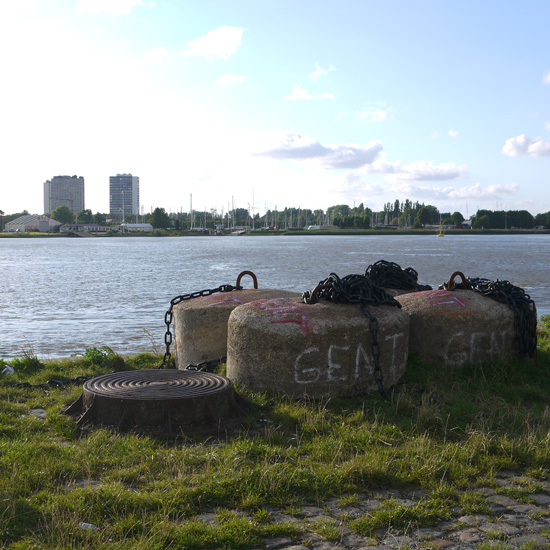 Antwerp, by the river