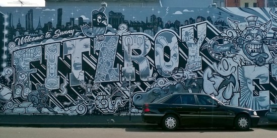Melbourne, Fitzroy street art