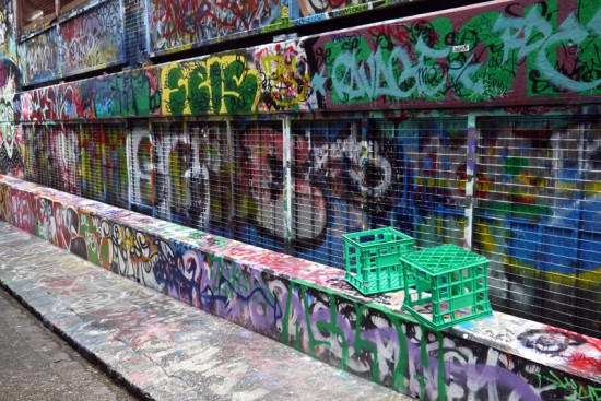 Melbourne, Hosier Lane graffiti