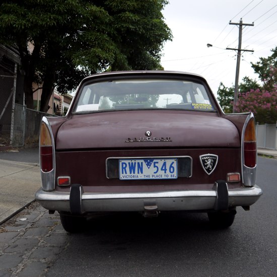 Melbourne, Coburg, old Peugeot car