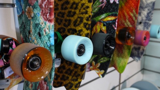 Sydney, skateboards in shop