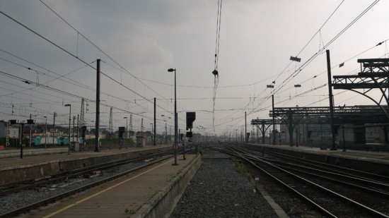 Bruxelles, voies ferrées de la Gare du Midi