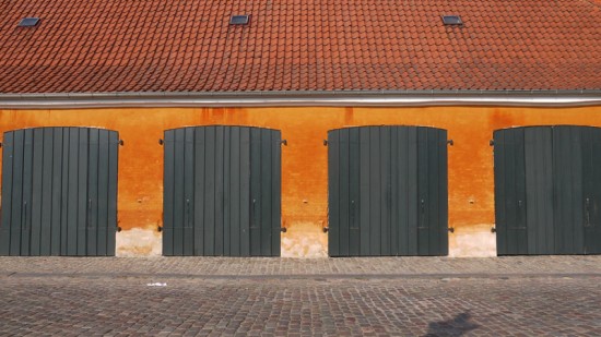 Copenhague, orange doors