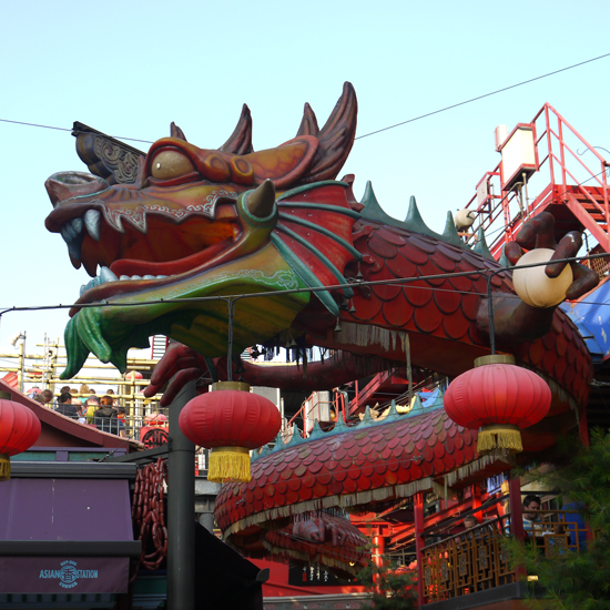 Copenhague, Tivoli, dragon