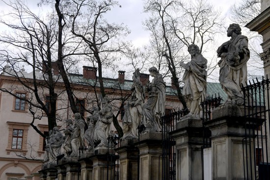 Krakow, St Andrew statues