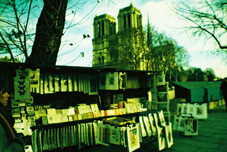 Paris, Notre Dame, Bouquinistes, Lomo Sardina, jan. 2013