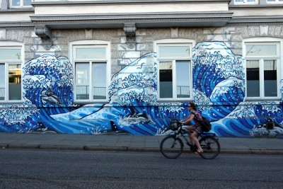 Hambourg, Wave, street art