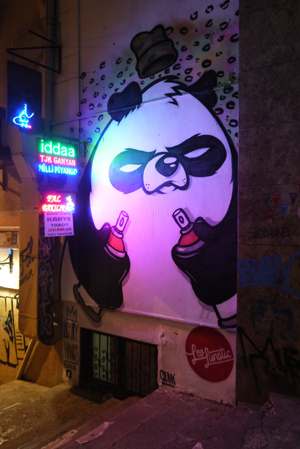 Istanbul 2013, Istiklal, Leo Lunatic street art