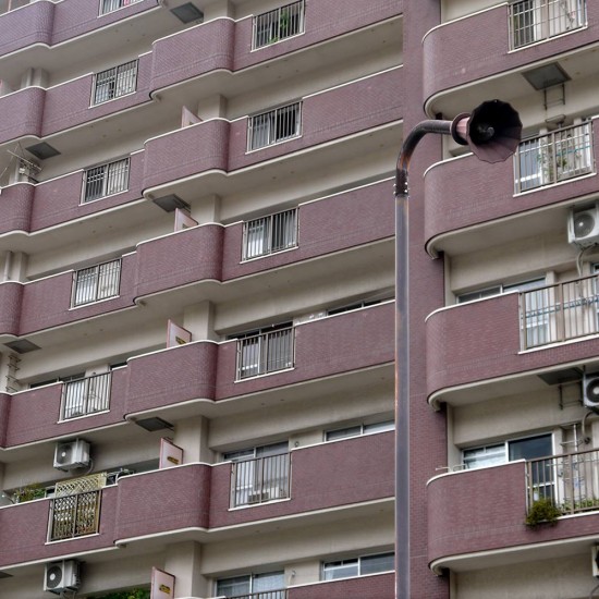Mojiko, housing building detail