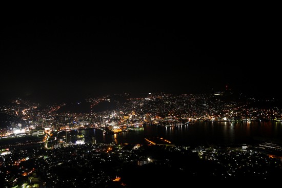 Nagasaki, night view from Inasa Yama