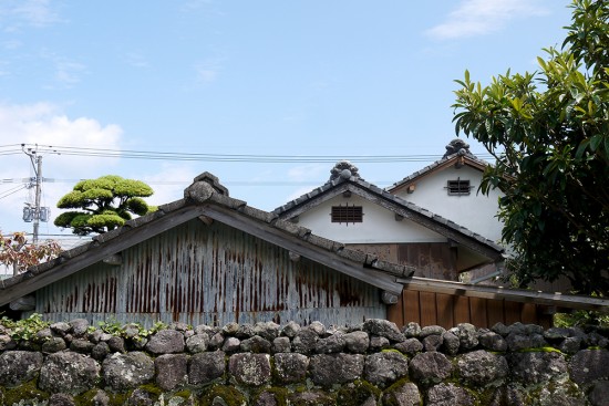 Shimabara roofs of traditional samurai houses