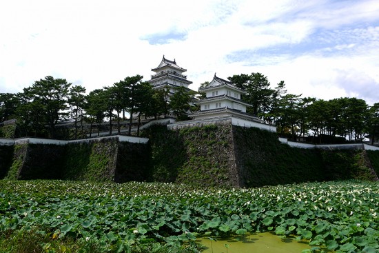 Shimabara, view of Shimabara castle from outside