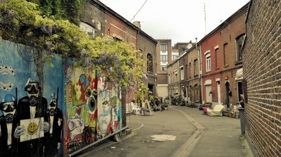 Lille, Moulins, Street art, Cour Cacan