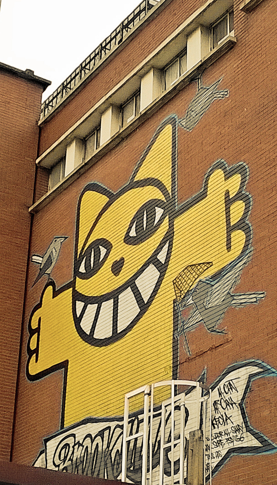 Lille, Tripostal, Brooklille street art by Mr Chat