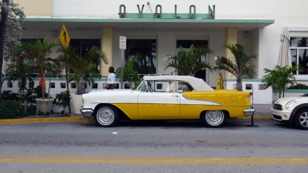 Miami, South Beach, Avalon & Old Car
