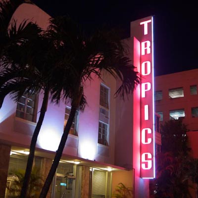 Miami, South Beach, Tropics Hotel
