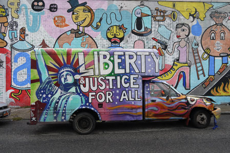NYC 2012, Liberty & Justice for All Street Art