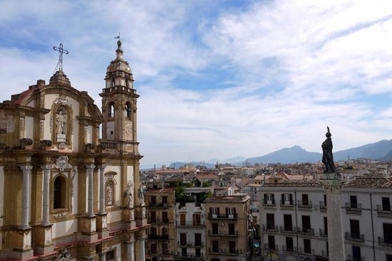 Palermo, view over piazza San Domenico