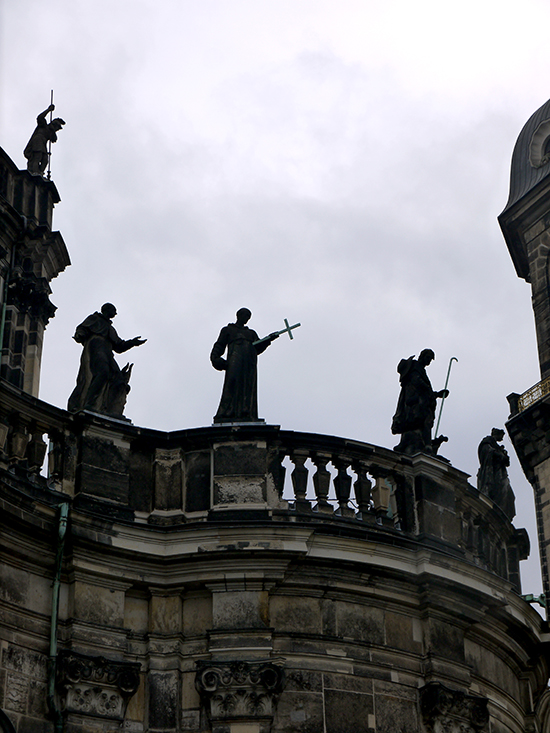 Dresde, statues
