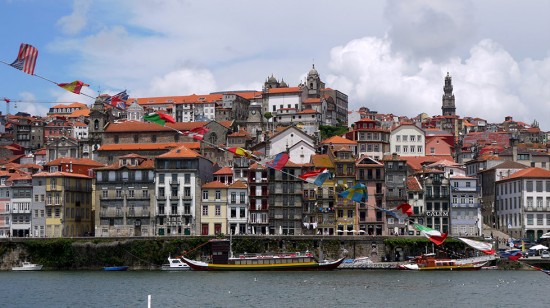 Porto, view of Ribeira and Douro