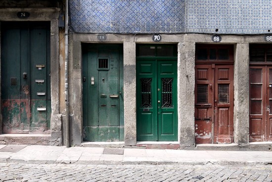 Porto, old doors