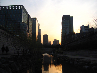Seoul, Cheongyecheon Stream