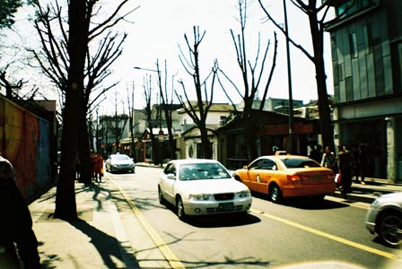 Seoul,  Bukchon, Samcheongdong-gil - Lomo