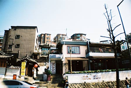 Seoul,  Bukchon, Samcheongdong-gil - Lomo