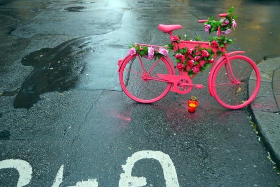 Stockholm, pink bike