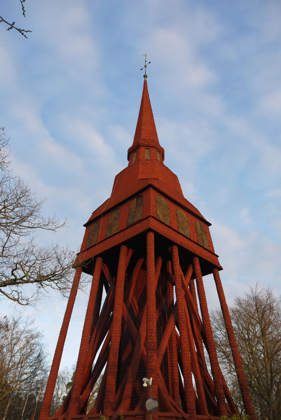 Stockholm, Skansen museum, Hällestad Belfry
