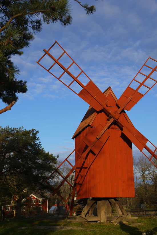 Stockholm, Skansen museum, Öland windmills